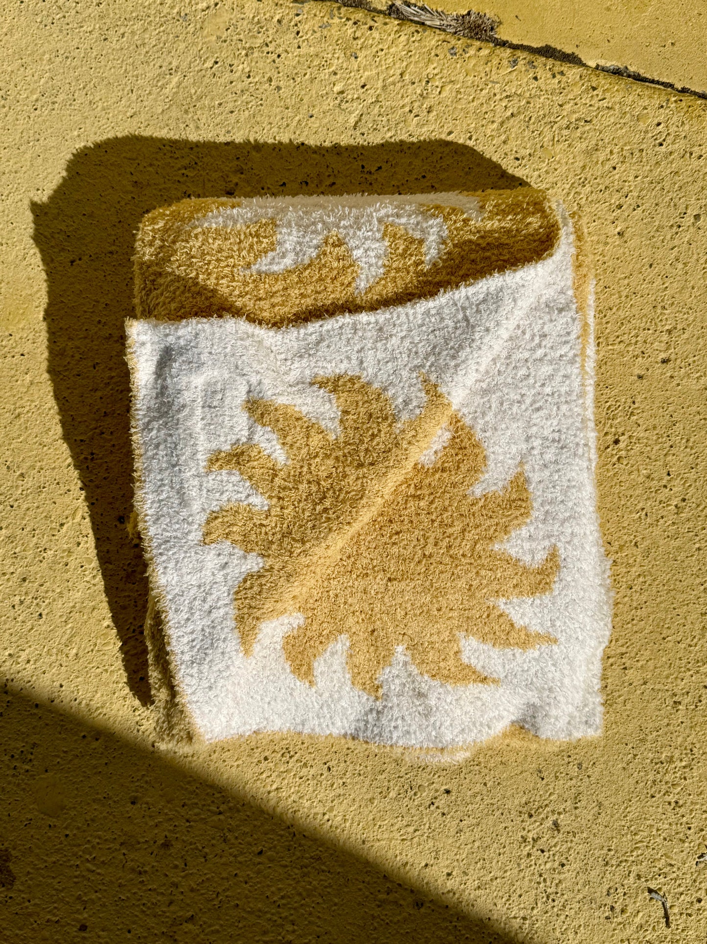 Marigold Sun Plush Throw