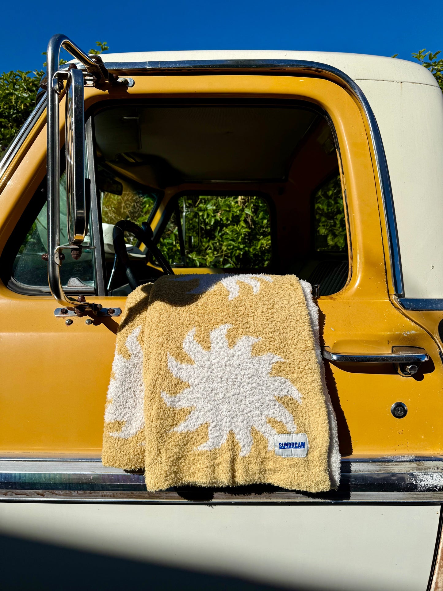 Marigold Sun Plush Throw