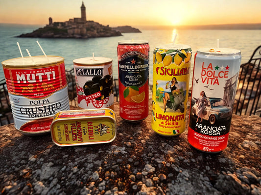 Repurposed Italian Can Hand-poured Soy Candles