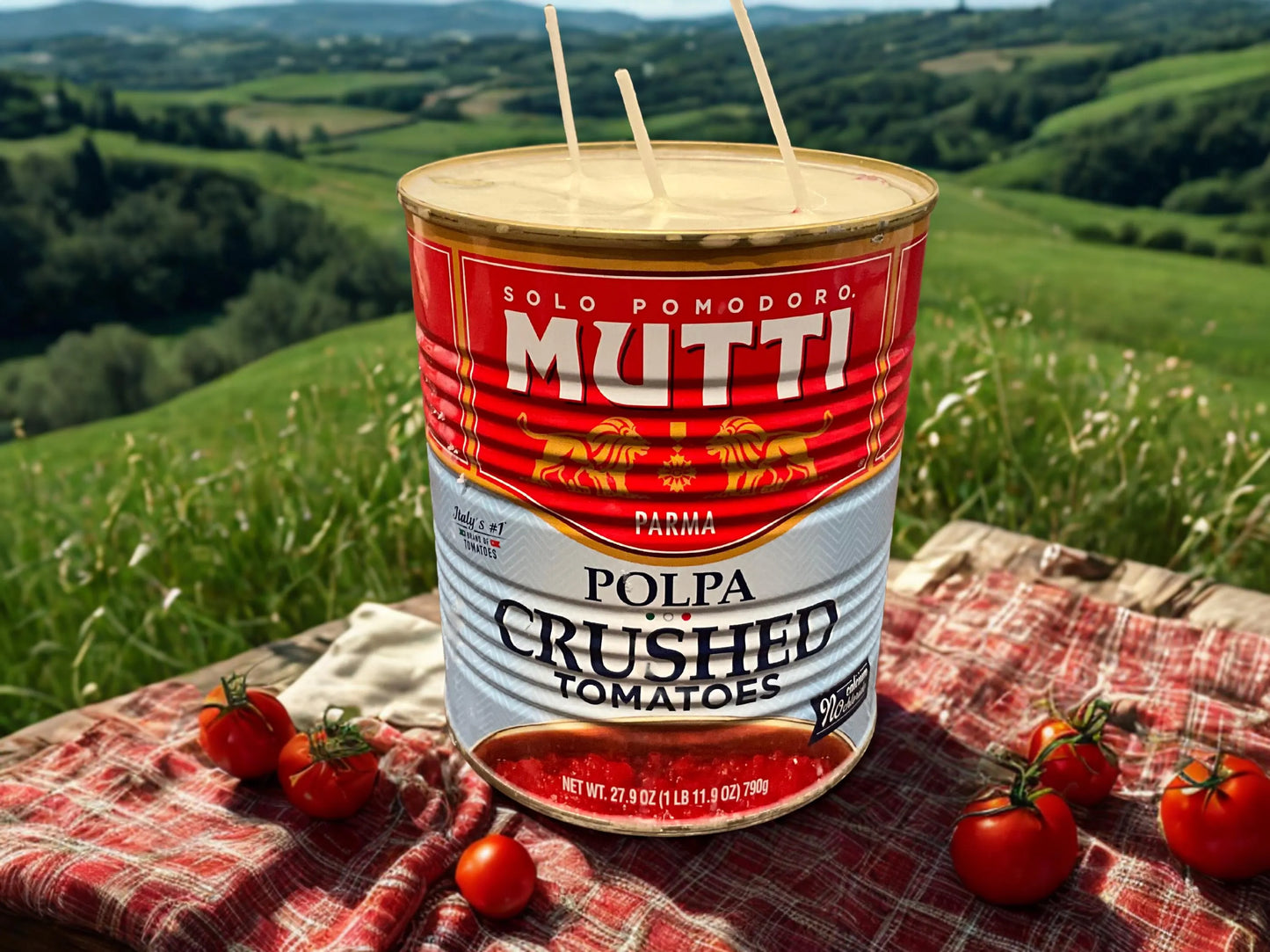 Repurposed Italian Can Hand-poured Soy Candles