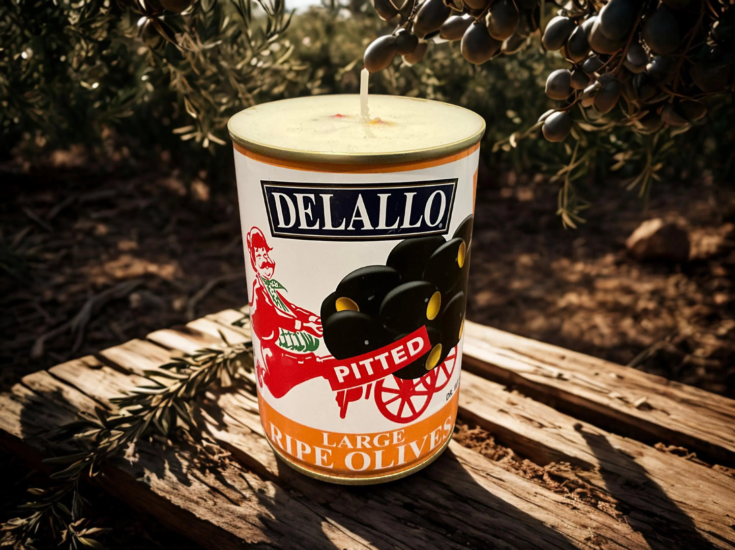 Repurposed Italian Can Hand-poured Soy Candles