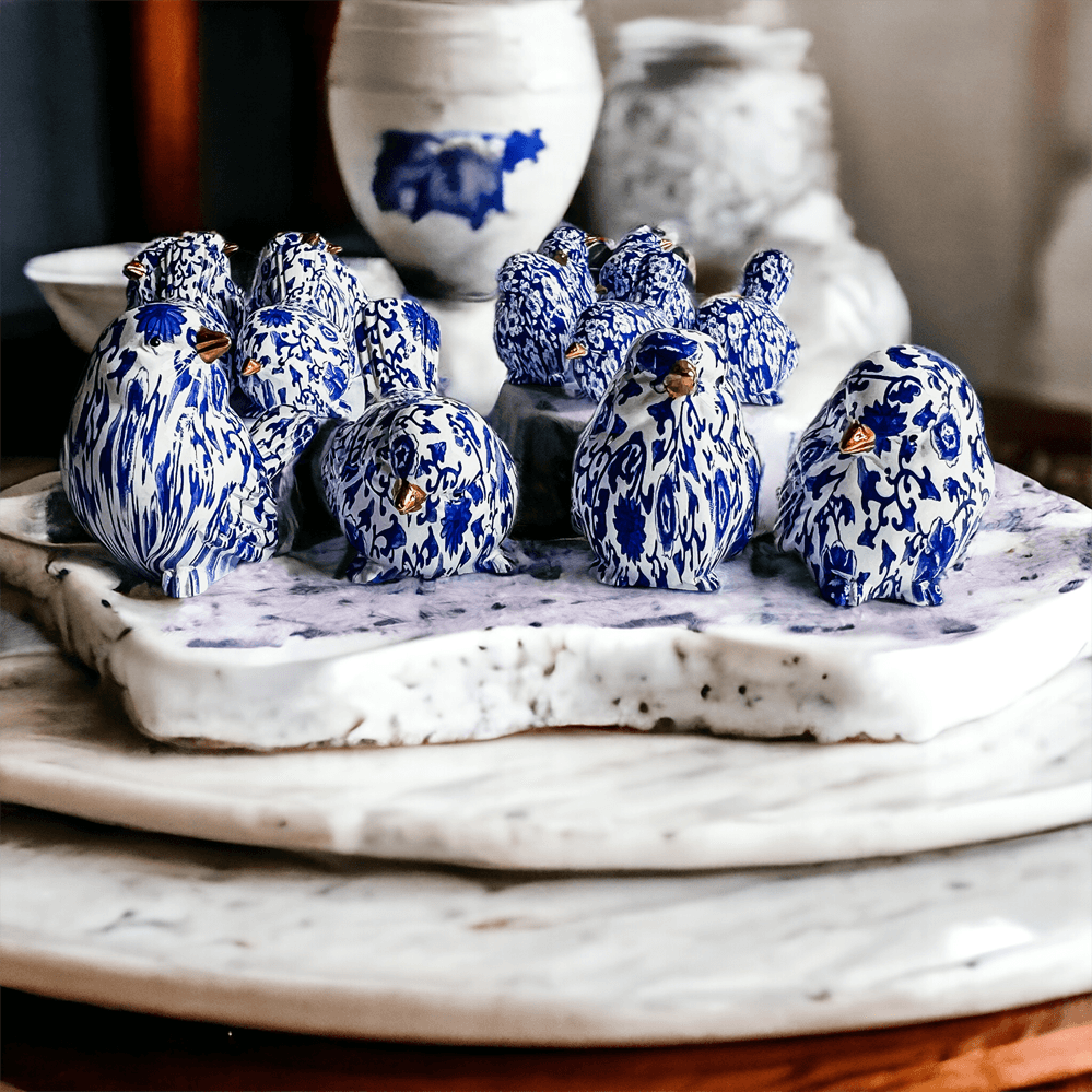 Chinoiserie Bleu Bird