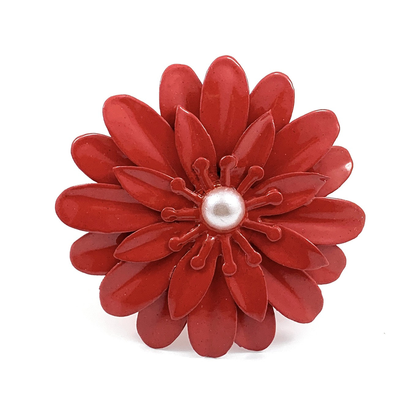 Vibhsa Red Floral Napkin Rings