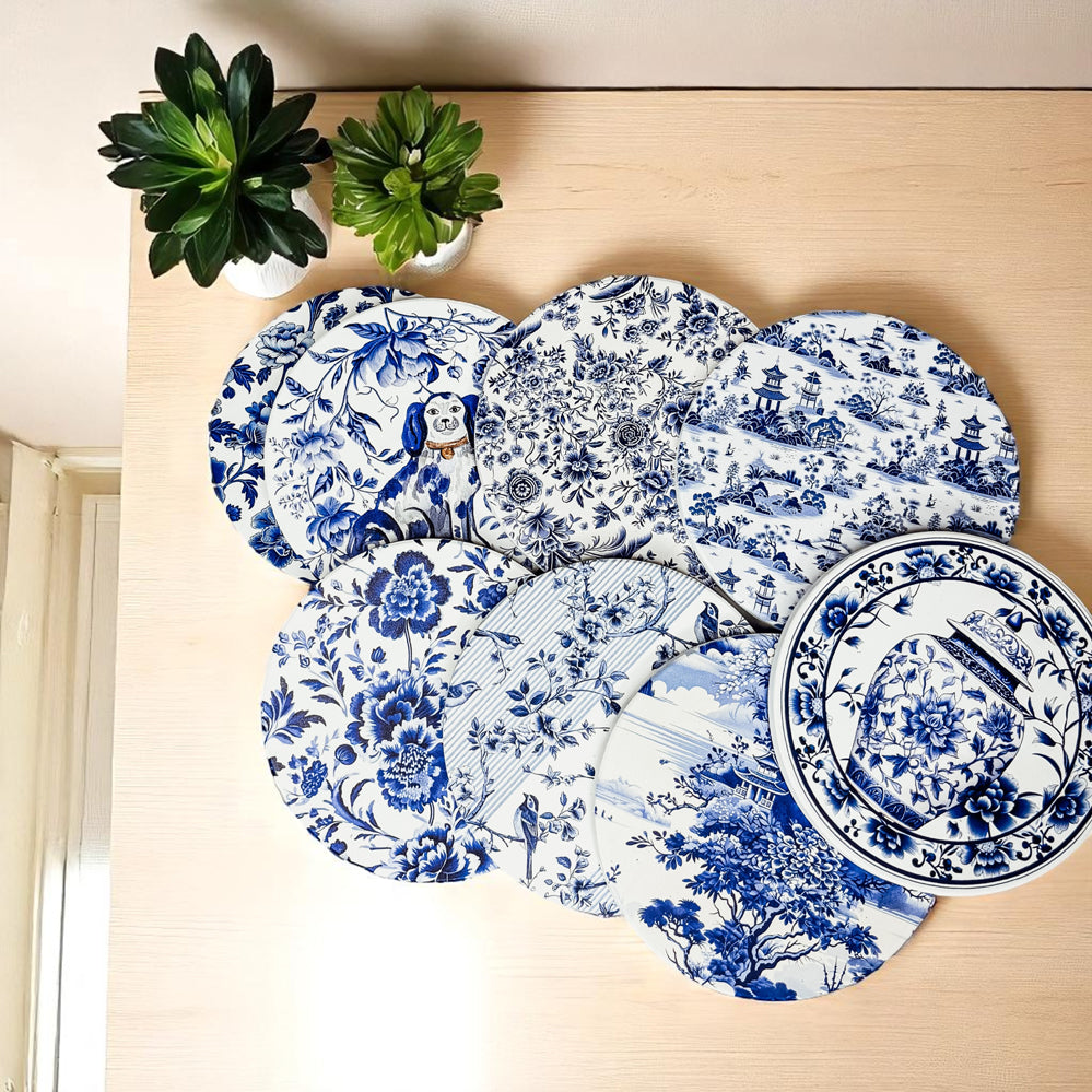 Chinoiserie Bleu Coasters