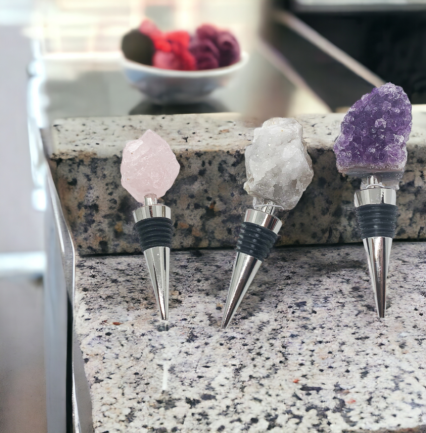 Naturally Bougie Gem Wine Stopper