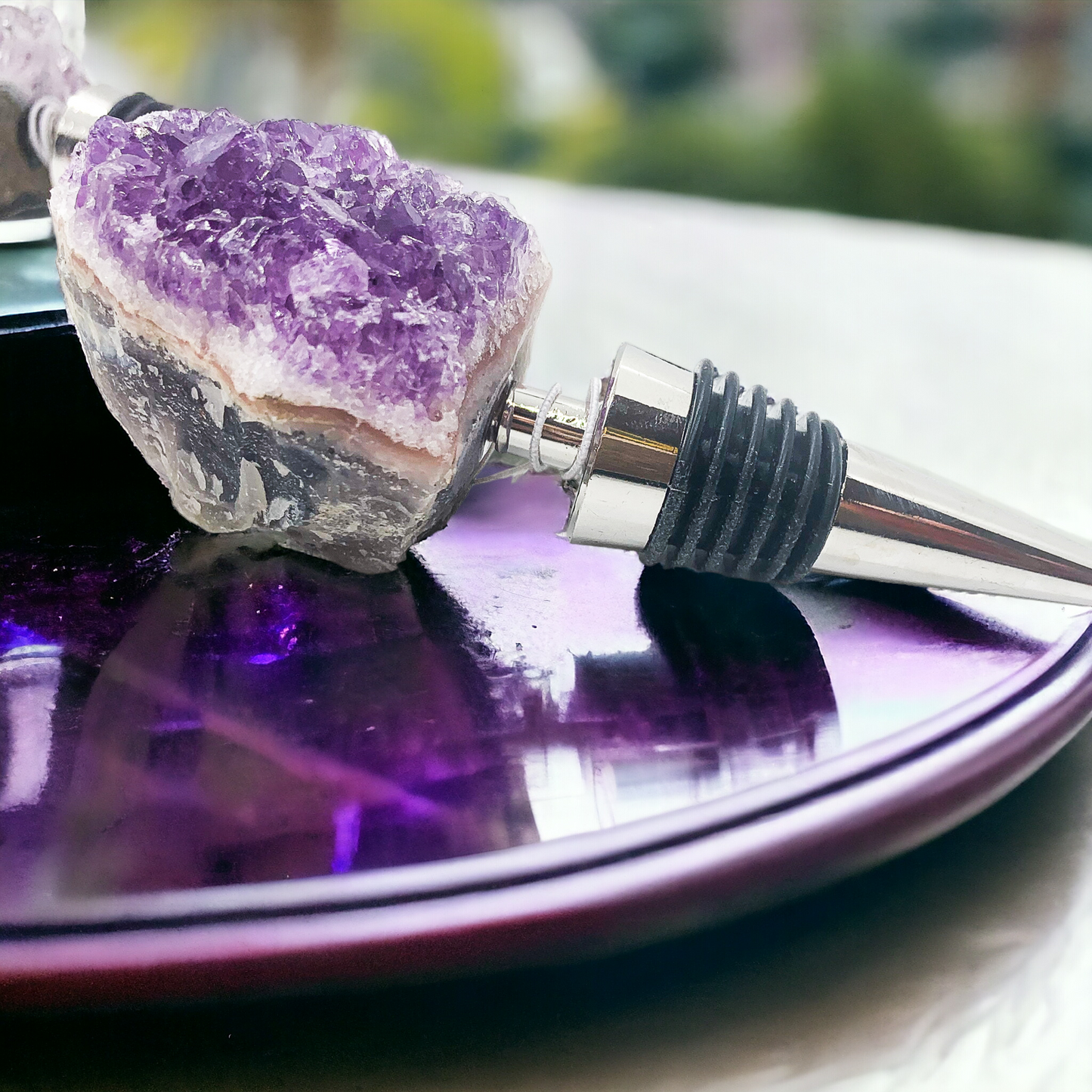 Naturally Bougie Gem Wine Stopper