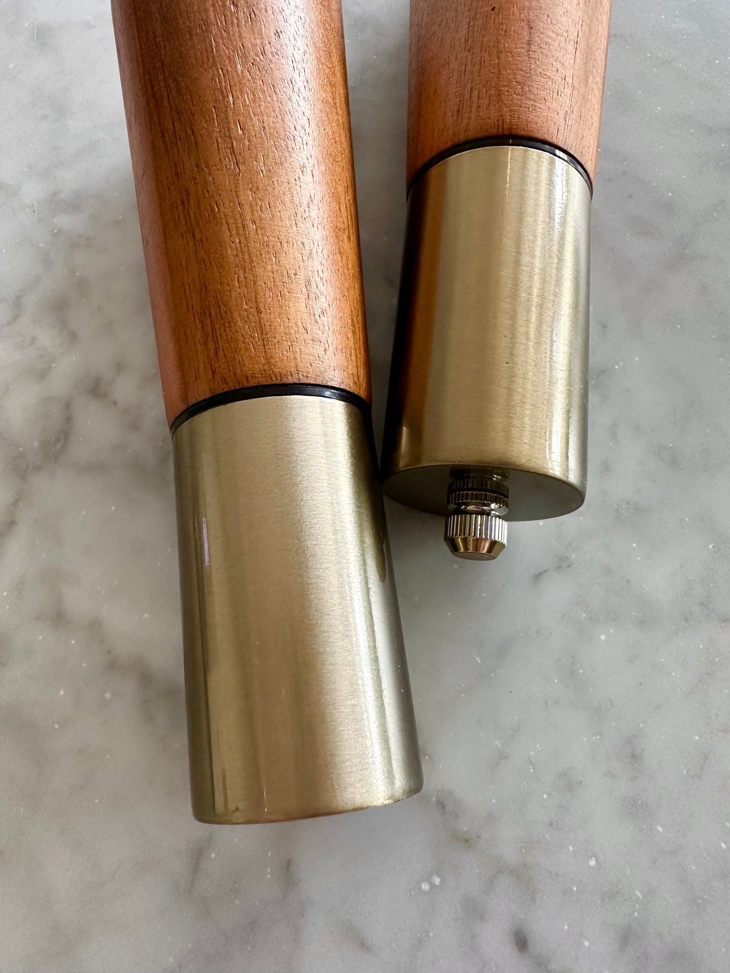 Lysa Acacia Wood Salt & Pepper Grinder