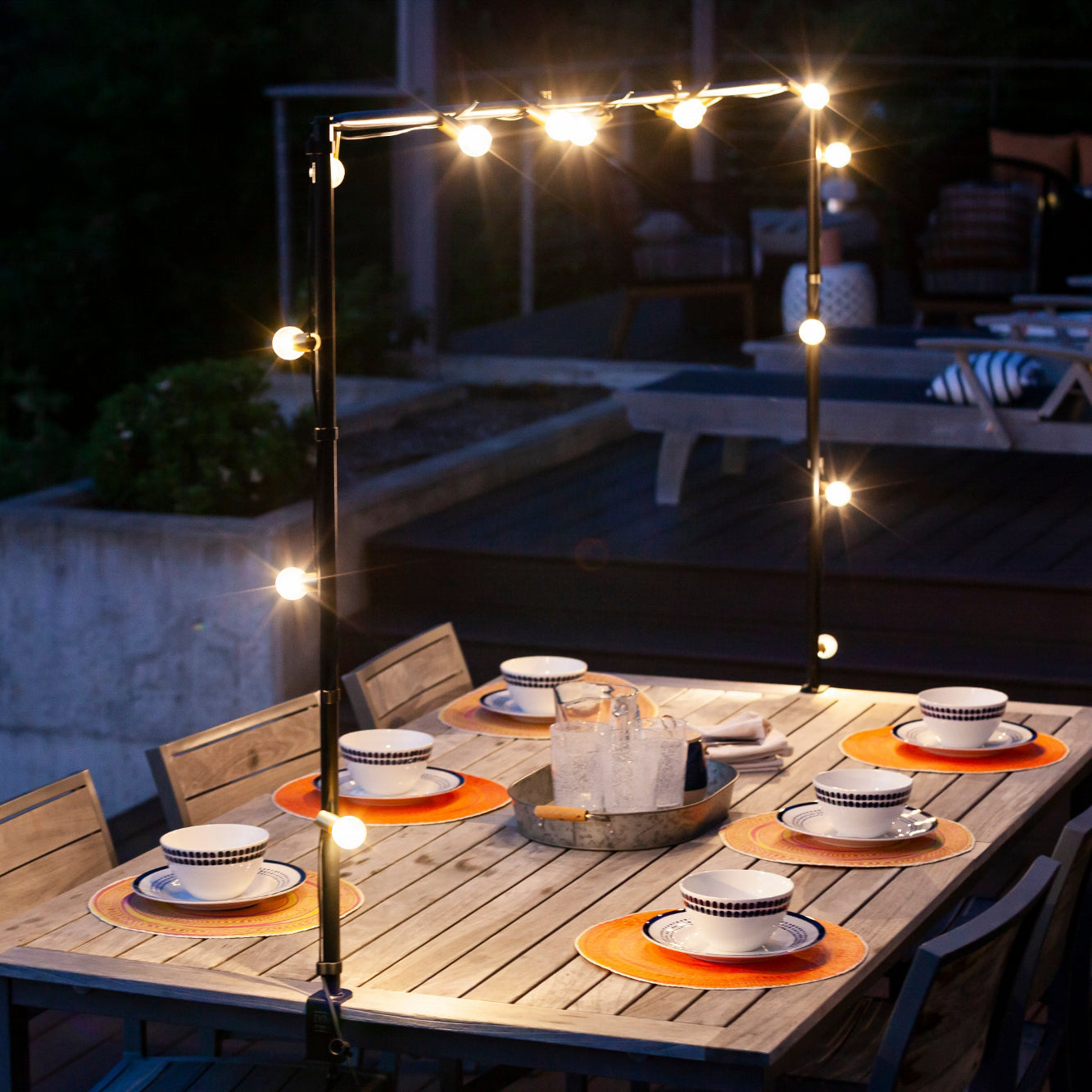 Decorative Table Frame + G40 String Lights Set