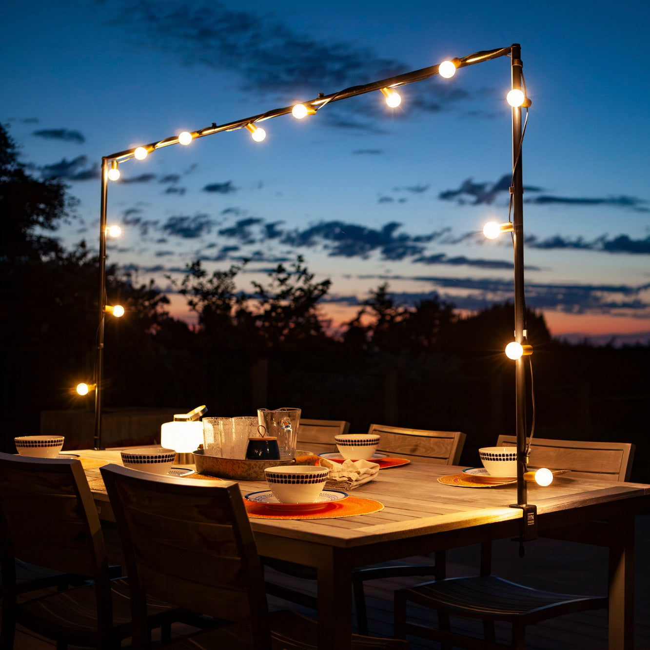 Decorative Table Frame + G40 String Lights Set