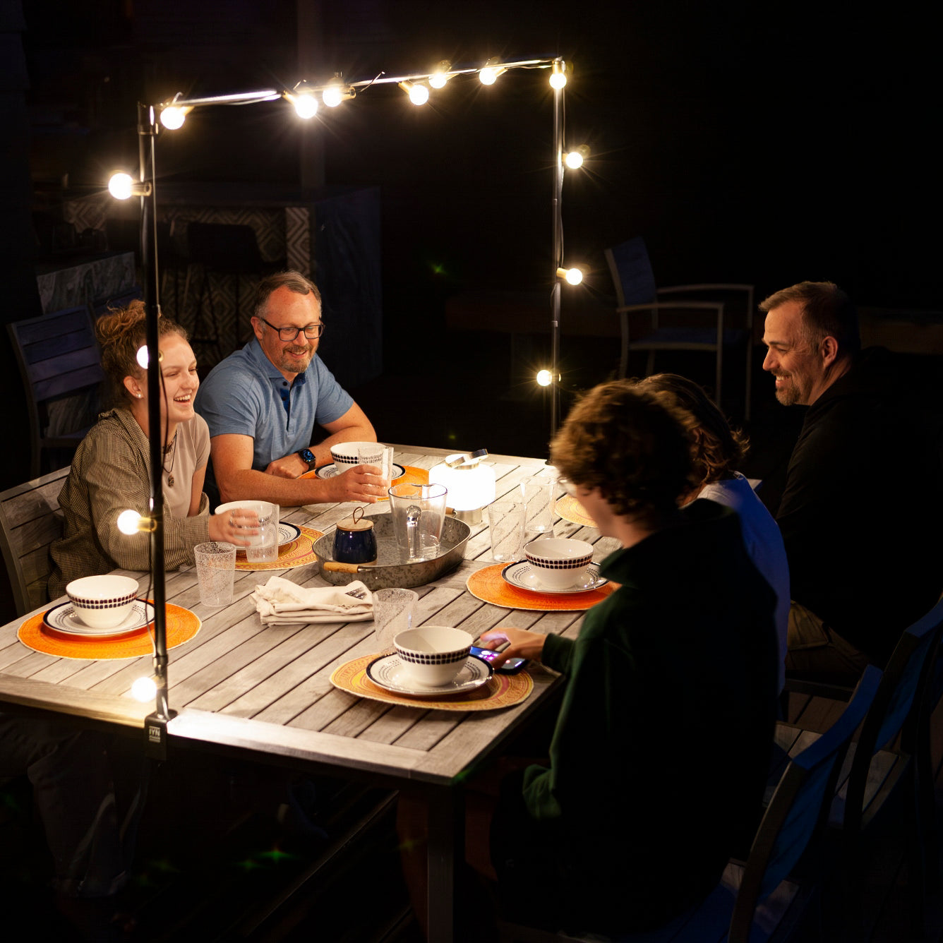 Decorative Table Frame + G40 String Lights Set