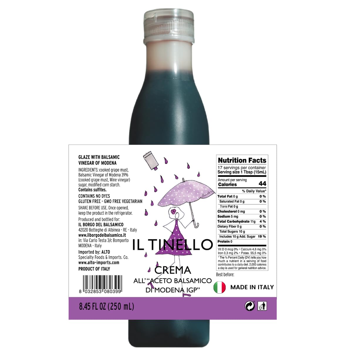 IL TINELLO, Glaze with Balsamic Vinegar of Modena IGP