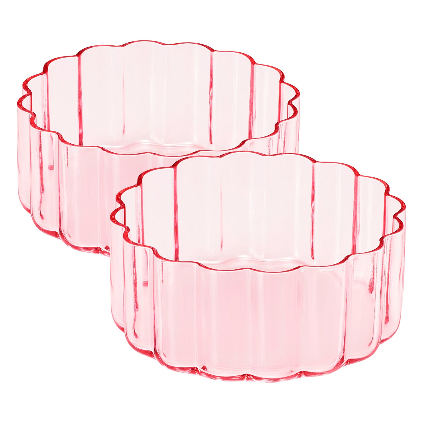 Blush Flower Glassware