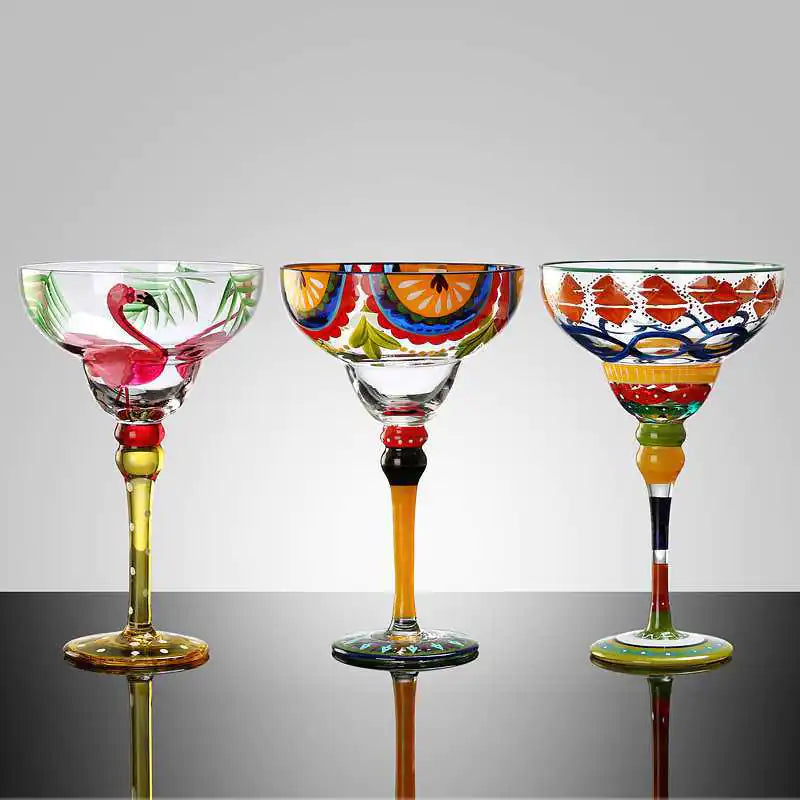 Handmade Artisan Margarita Glasses