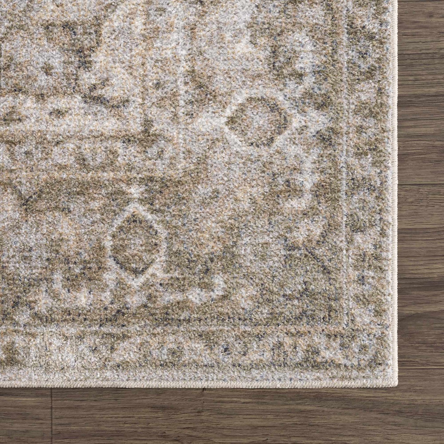 Gael Cream Washable Runner Rug