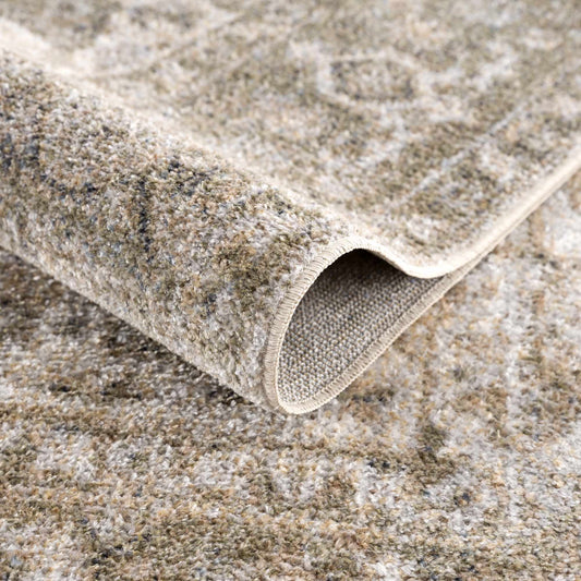 Gael Cream Washable Runner Rug