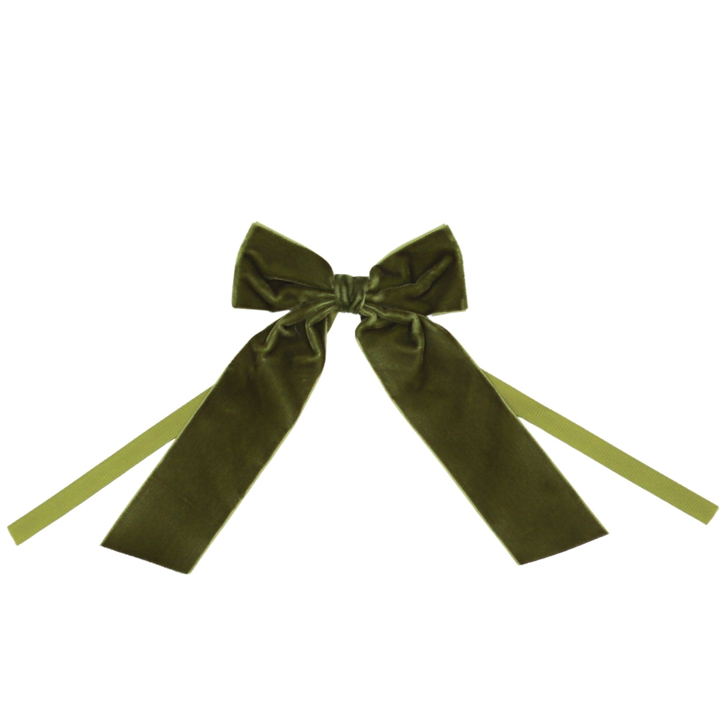 Fir Green Velvet Napkin Bow Tie