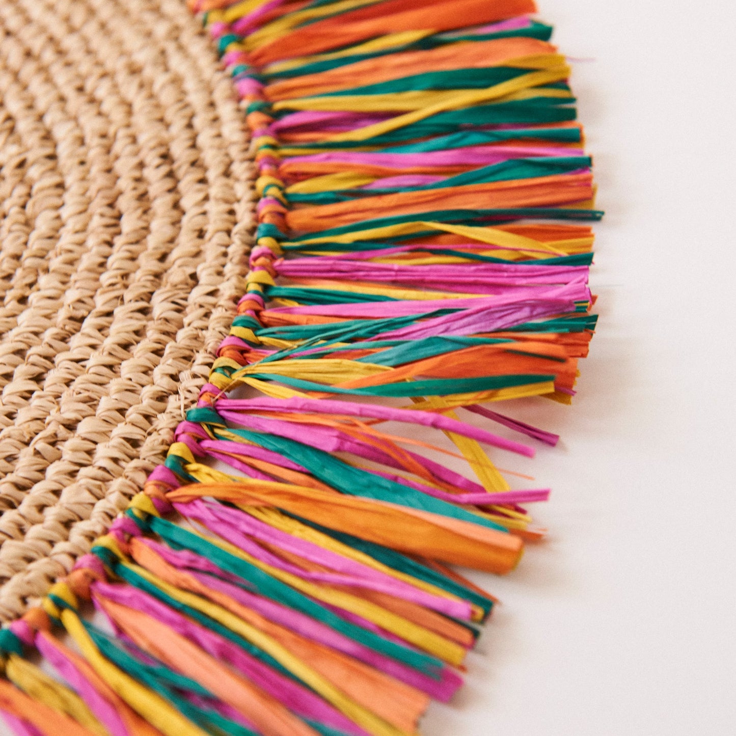 Pahiyas Raffia Fringe Placemats