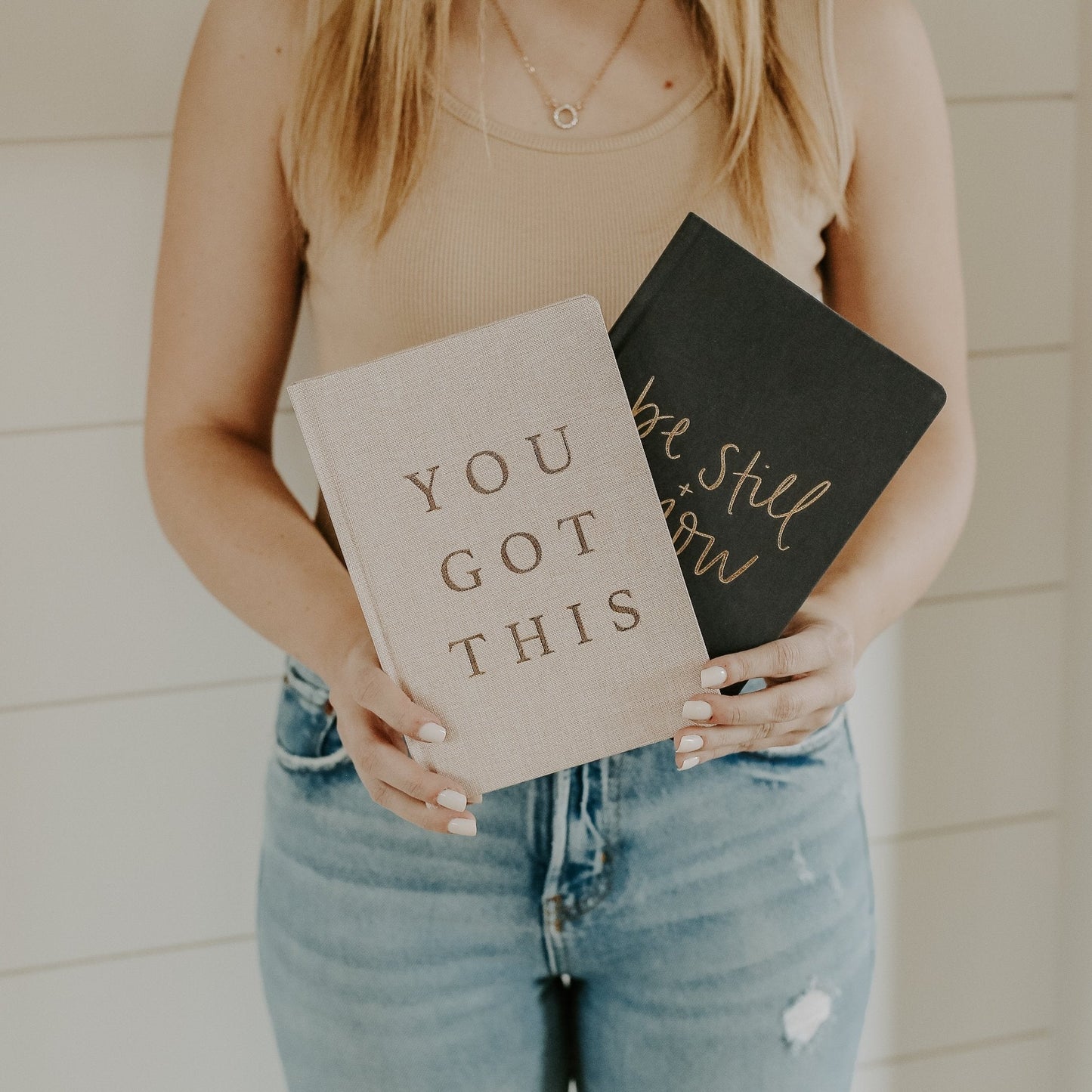 Be Still + Know Fabric Journal