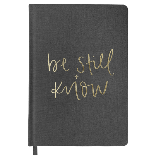 Be Still + Know Fabric Journal