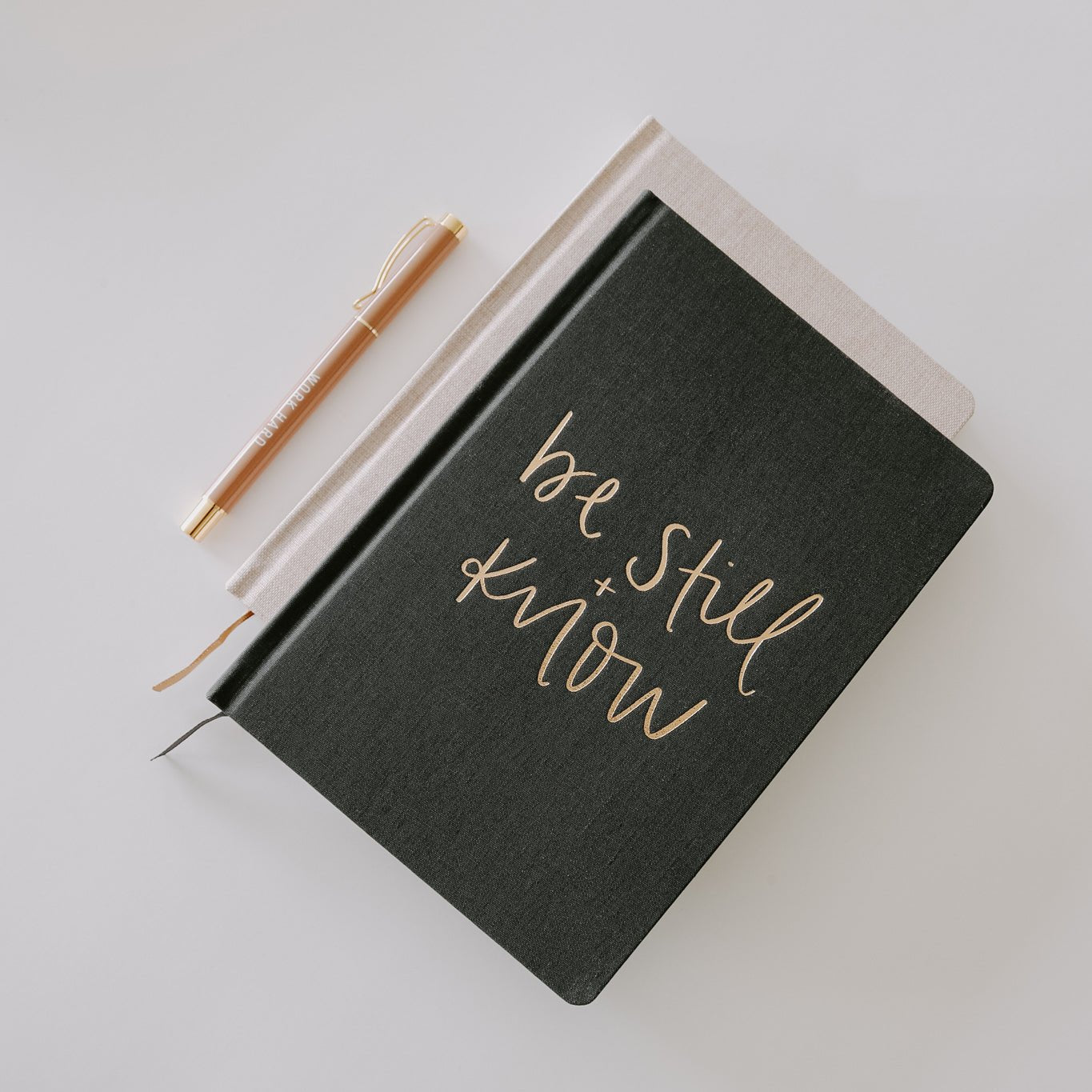 Be Still + Know Fabric Journal
