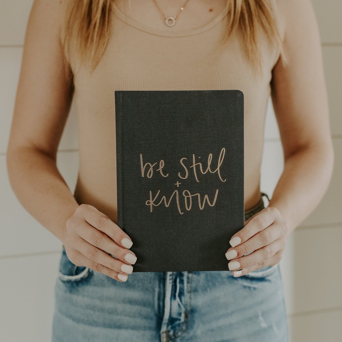 Be Still + Know Fabric Journal