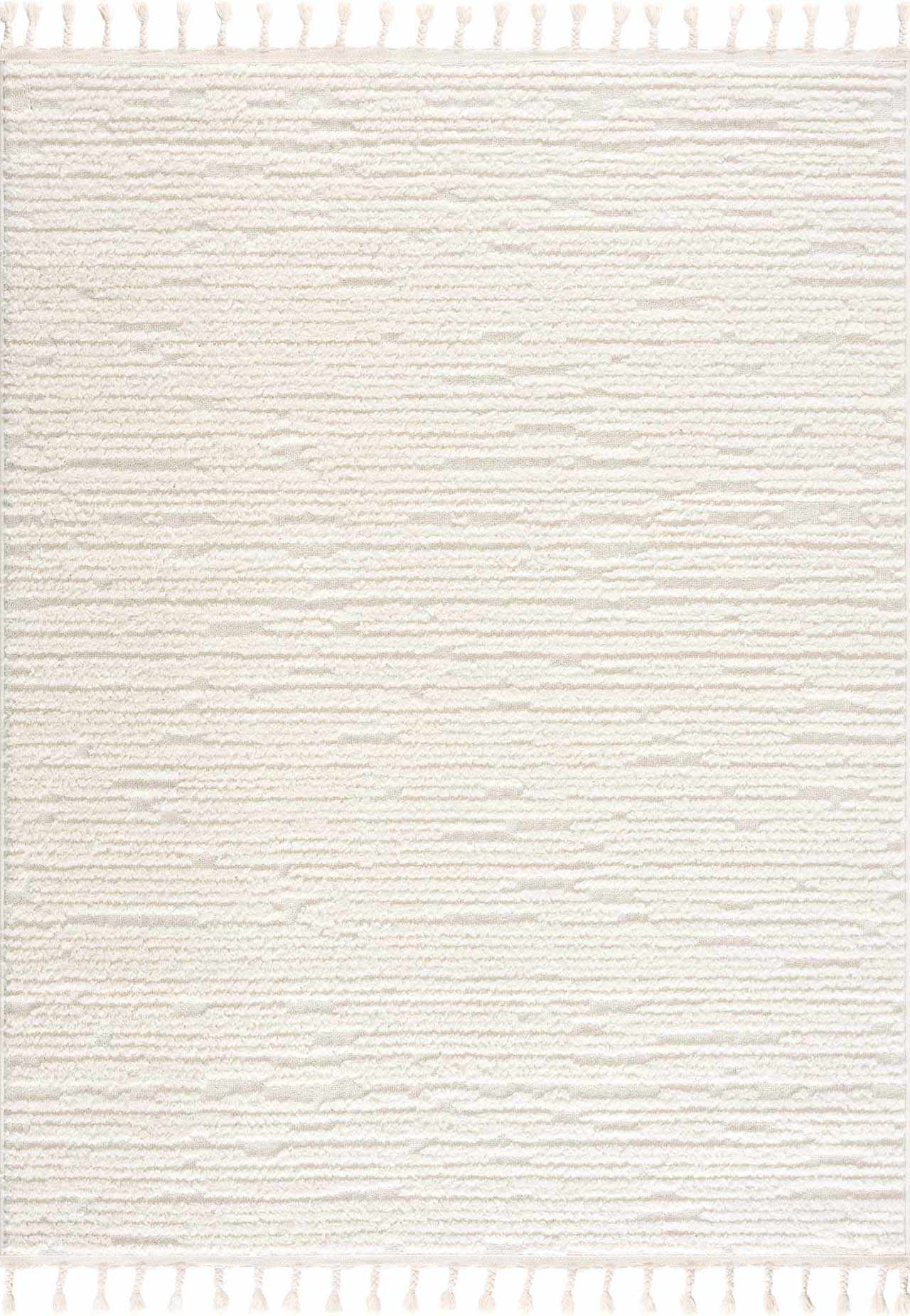 Kulu Textured Area Rug with Tassels