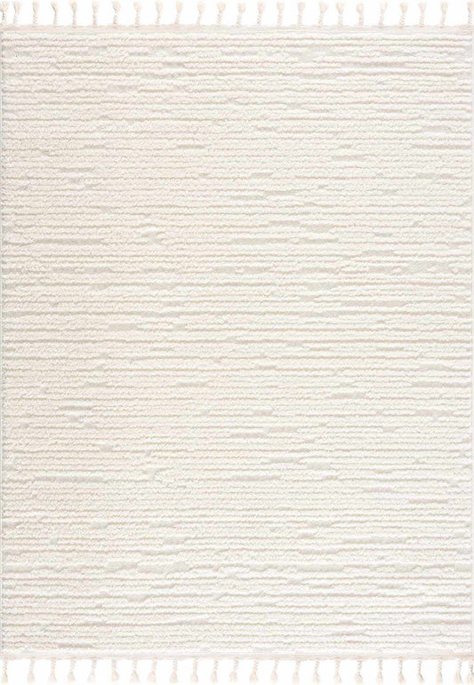 Kulu Textured Area Rug with Tassels