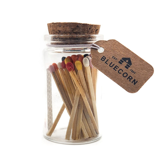 Bluecorn Candle Match Jar