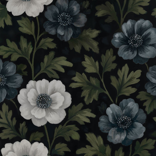 Nocturne Bloom Wallpaper X Peony & Honey