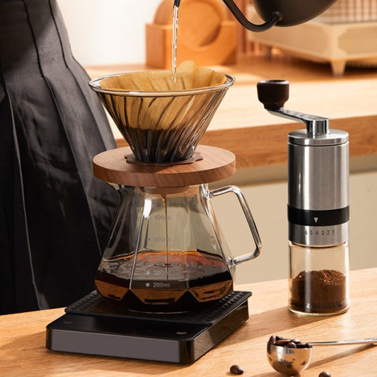 Nordé Coffee Brewing V60 Set with Walnut Wood Holder