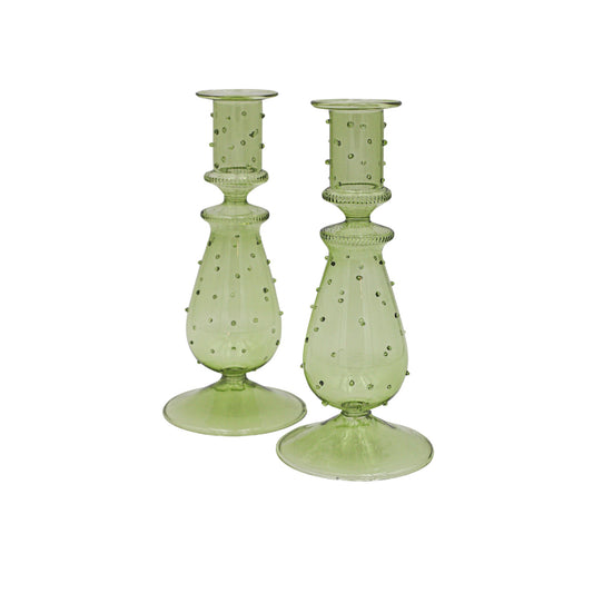 Olive Grove Dotty Candle Holder