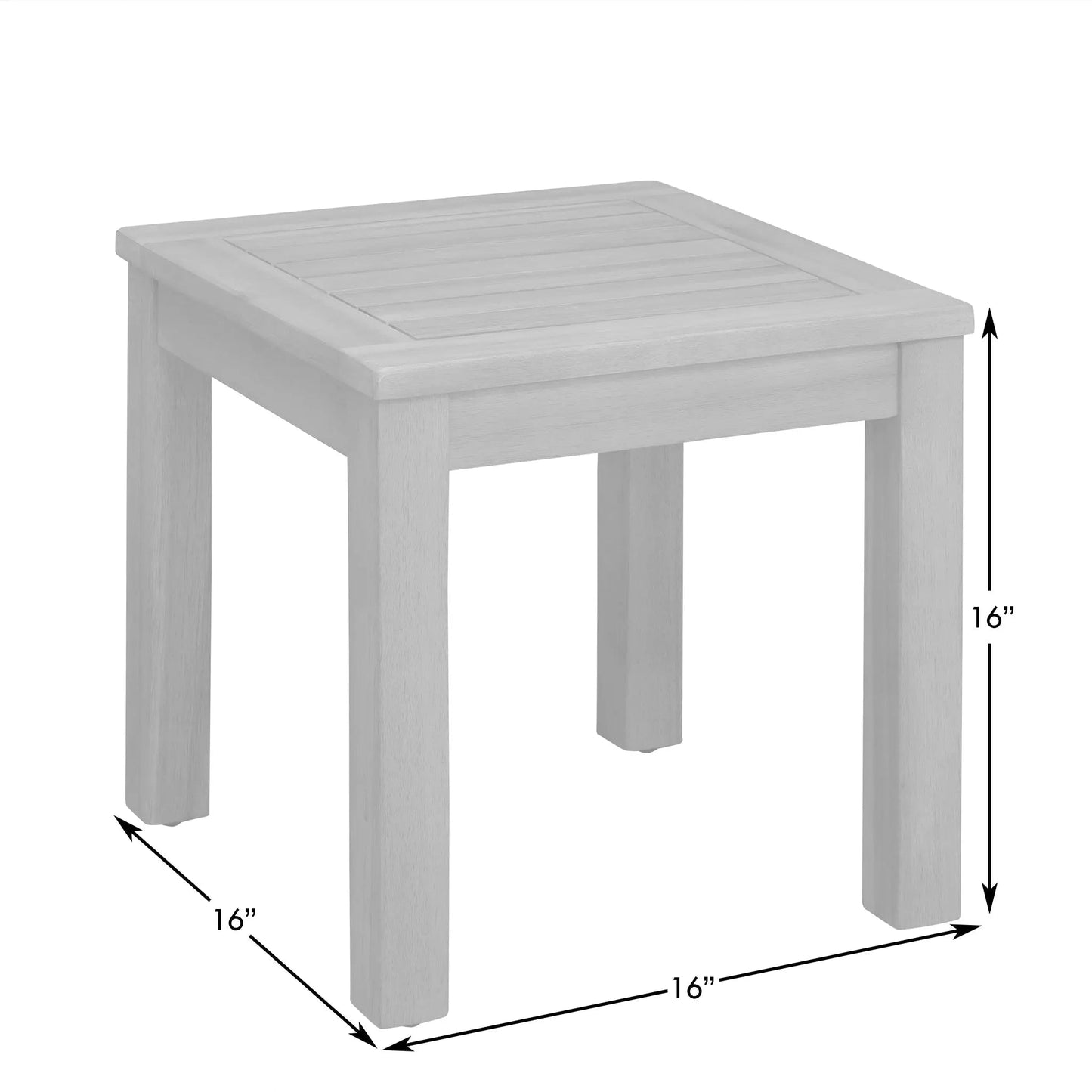 Lio/Oslo Wooden Side Table