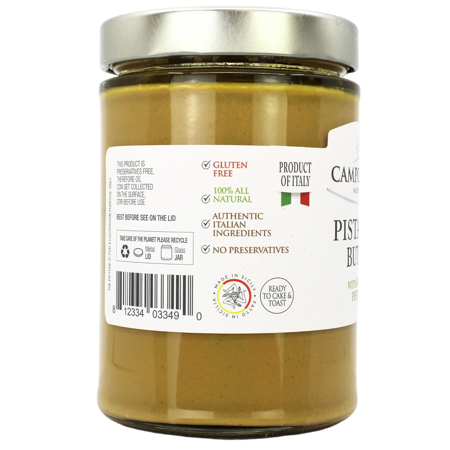 Campo D'Oro, Pistachio Butter Cream