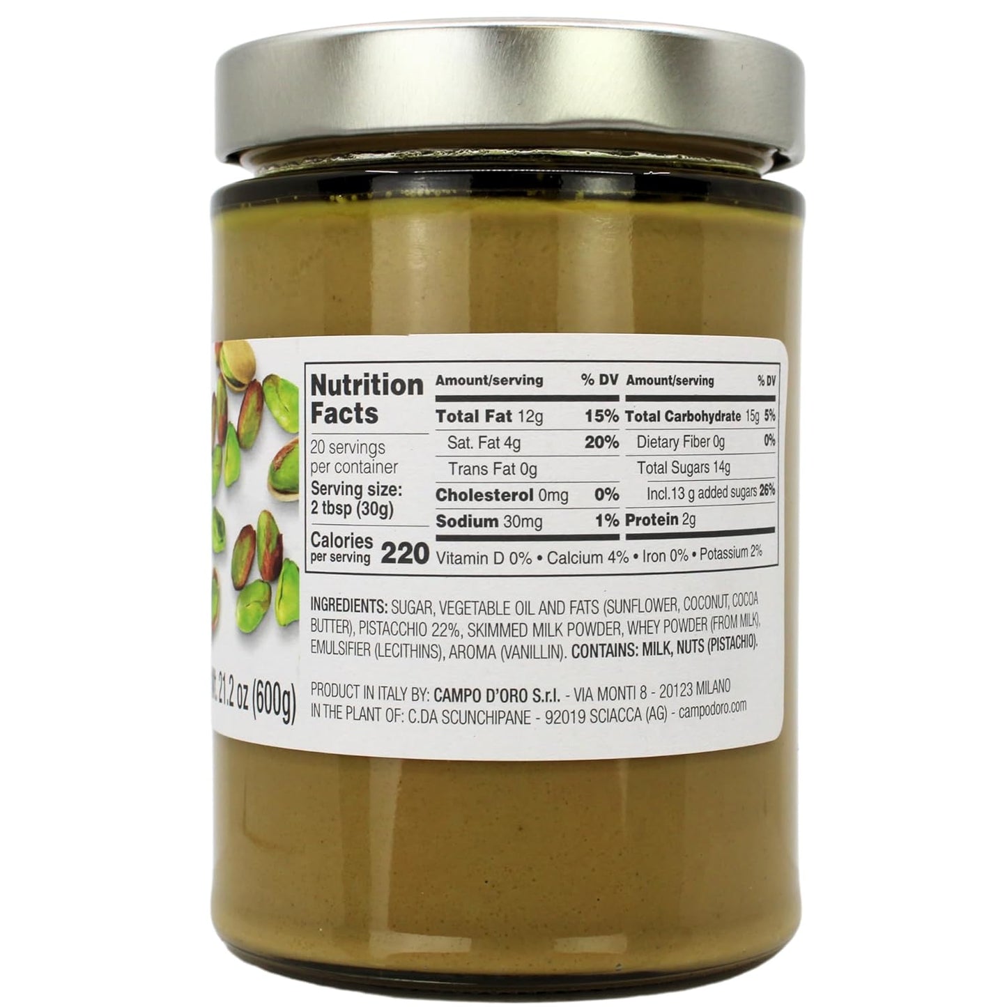 Campo D'Oro, Pistachio Butter Cream