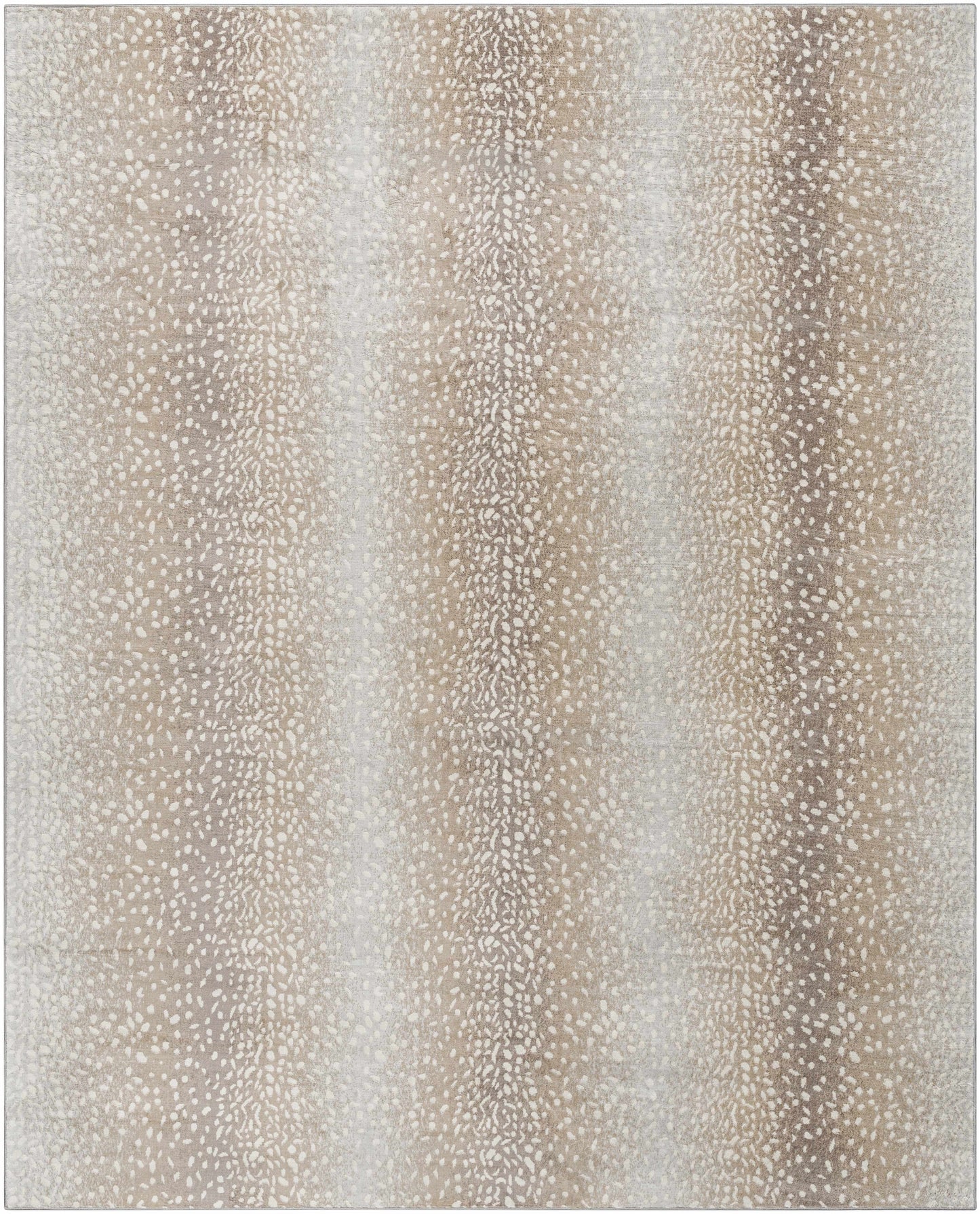 Pointblank Leopard Print Fawn Runner Rug