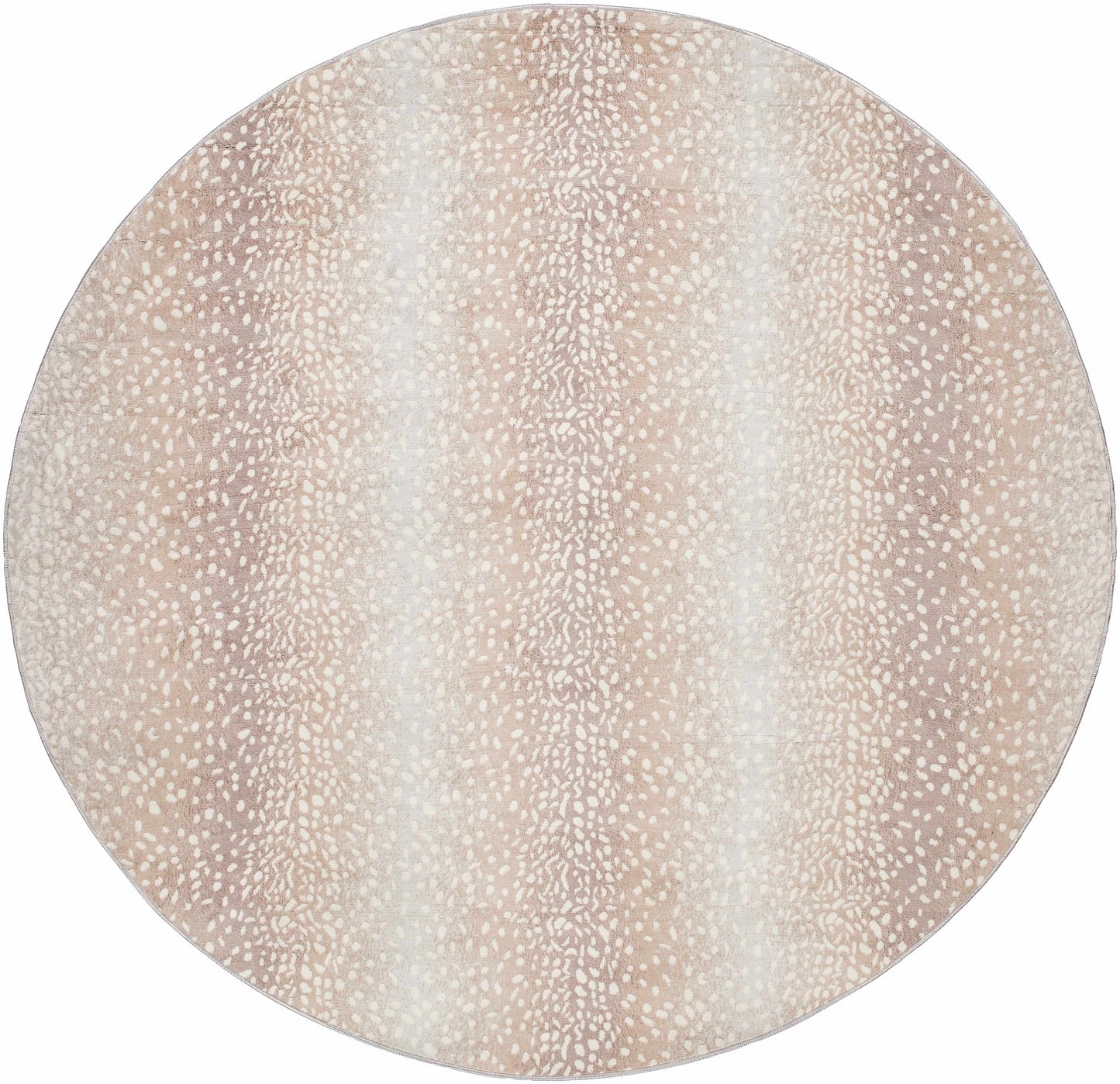Pointblank Leopard Print Fawn Runner Rug