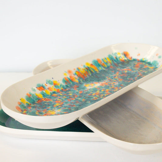 Pietra Artisan Long Oval Dish