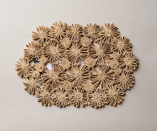 Fleur Raffia Woven Placemat