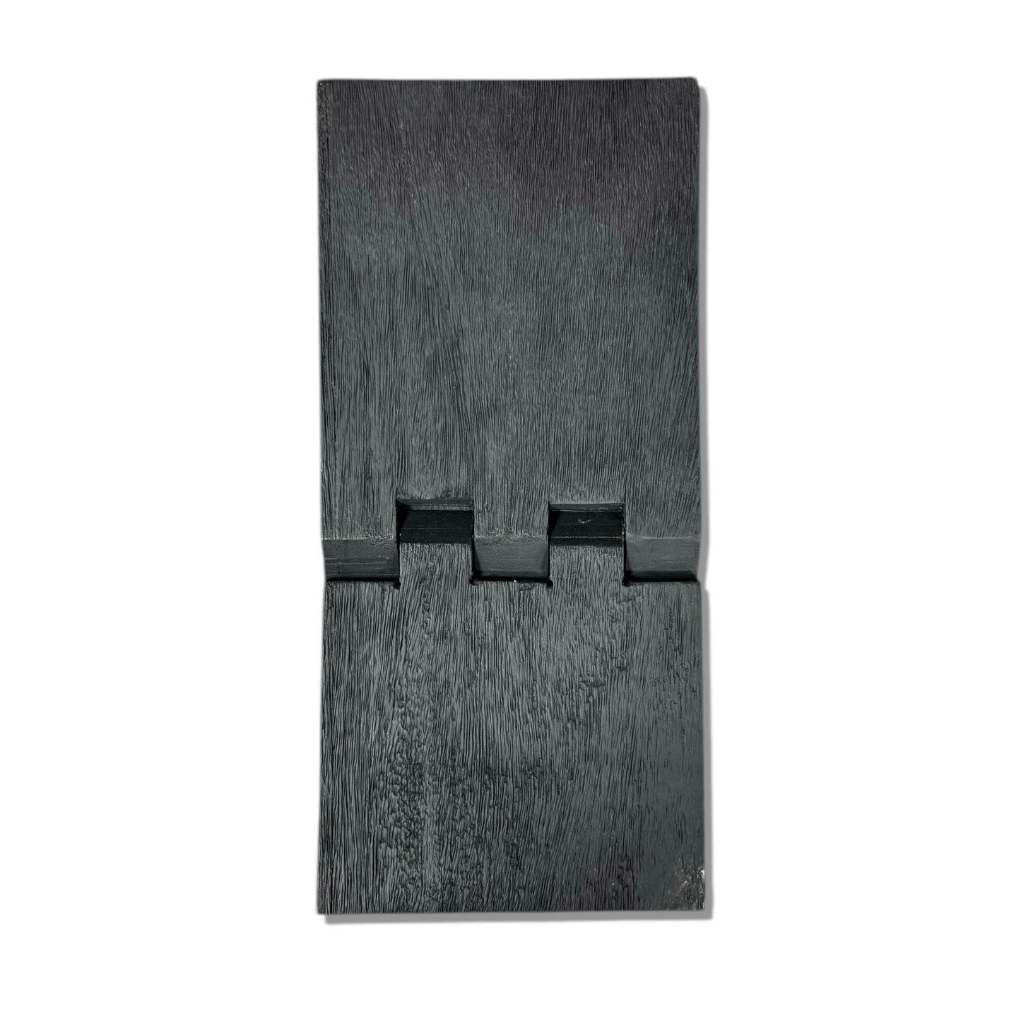Black Wood Cookbook & Coffee Table Book Stand