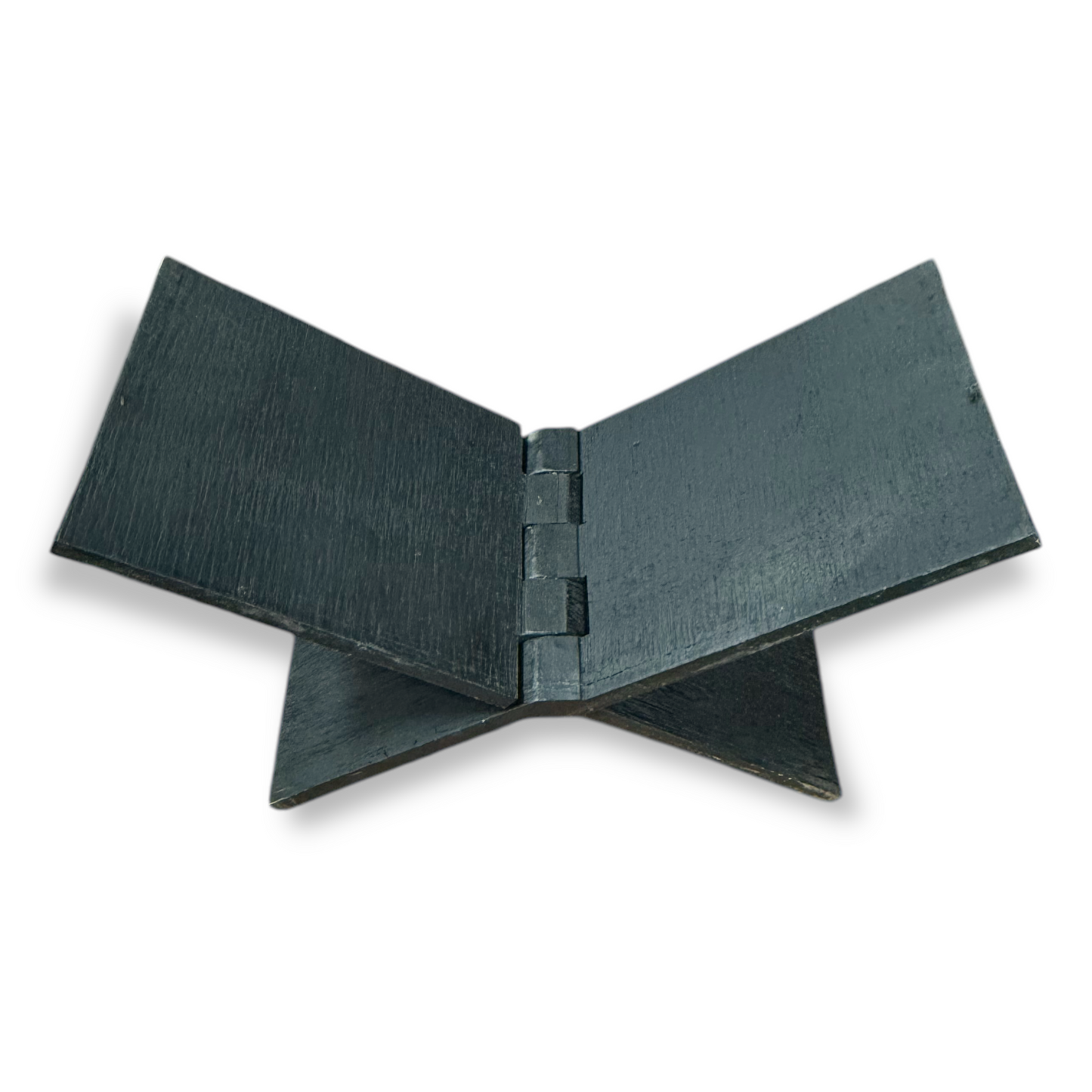 Black Wood Cookbook & Coffee Table Book Stand