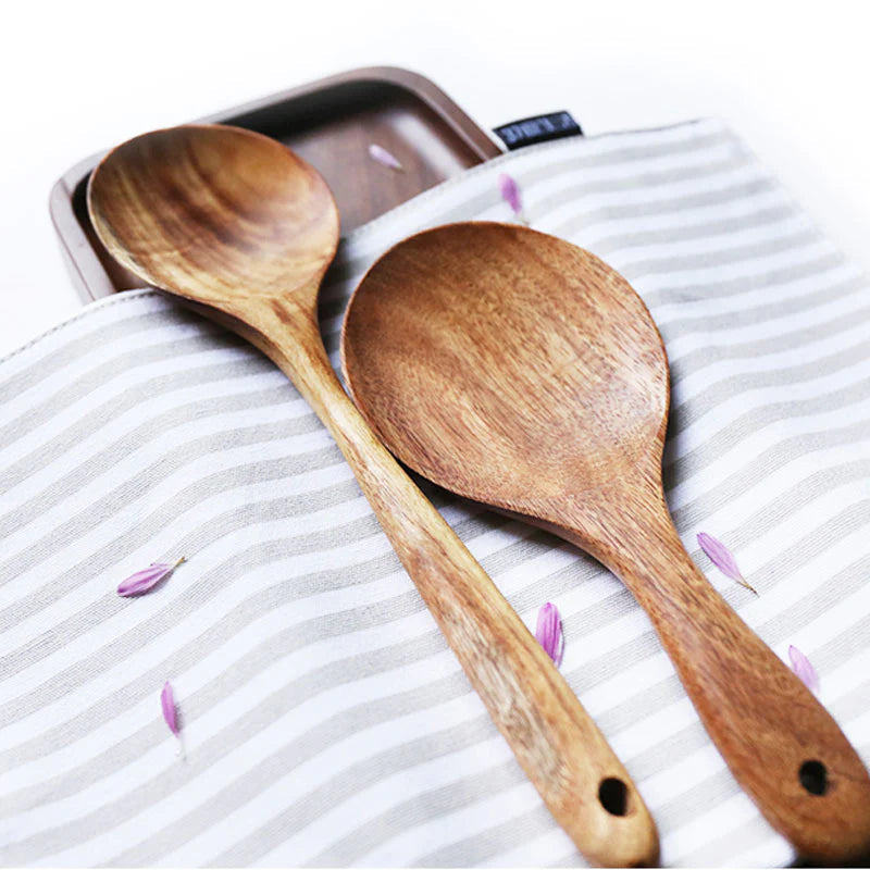 Serano Premium Teak Wooden Utensil Set