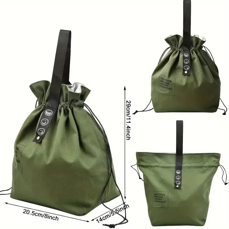 The OG Bento Canvas Insulated Lunch Bag