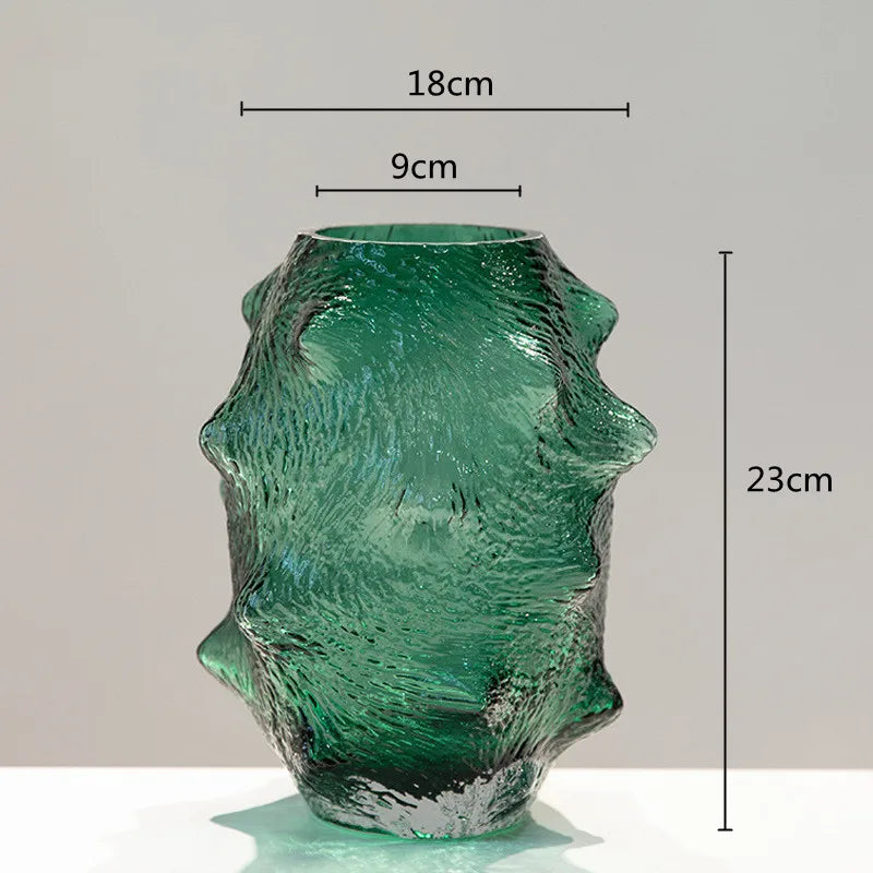 Sea Cucumber Glass Vase by DecorBites™