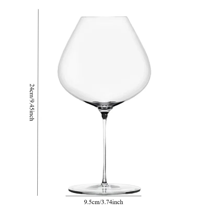 Burgundy Ultra Thin Crystal Stemware Set