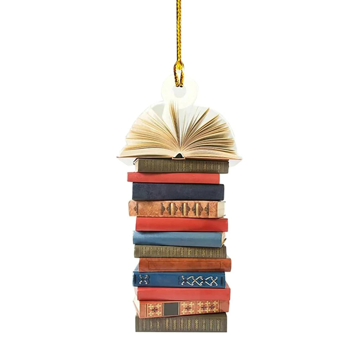 Acrylic Books Christmas Tree Decoration