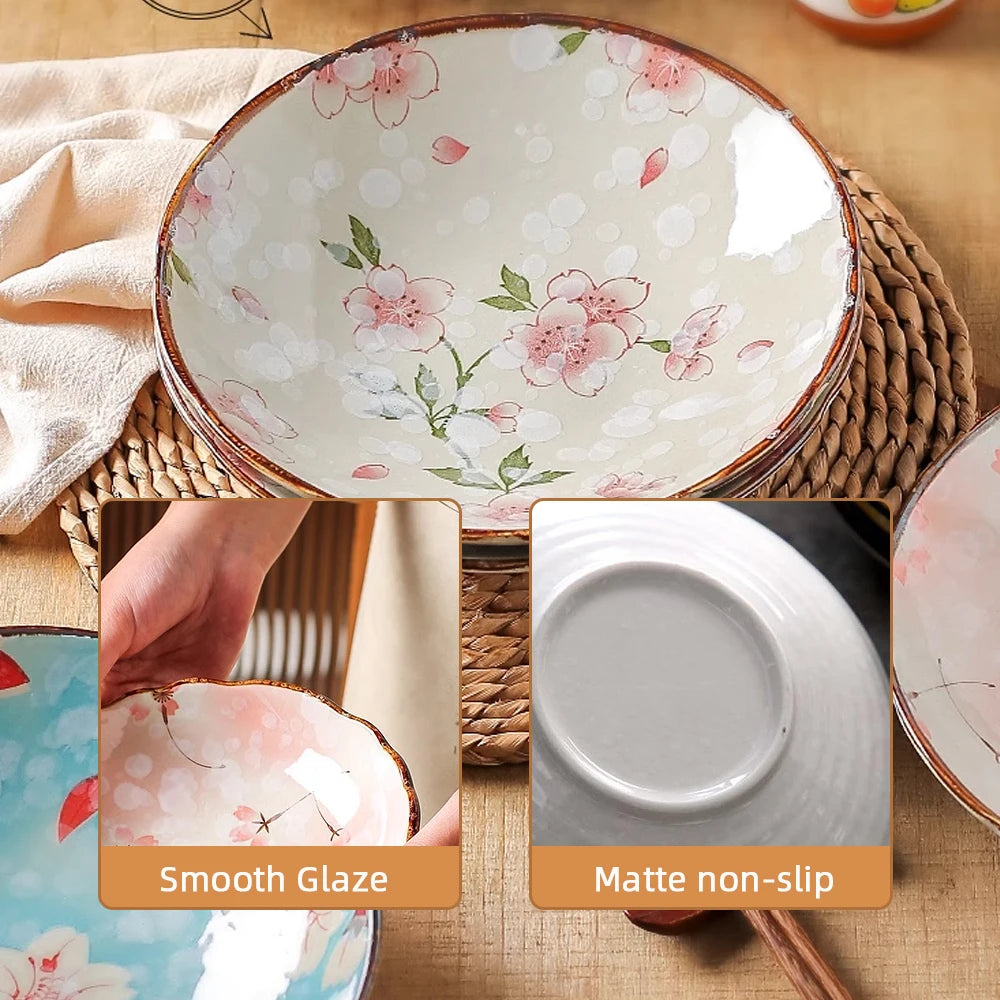 Melia Ceramic Deep Dinner Plates