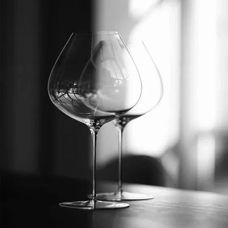 Burgundy Ultra Thin Crystal Stemware Set