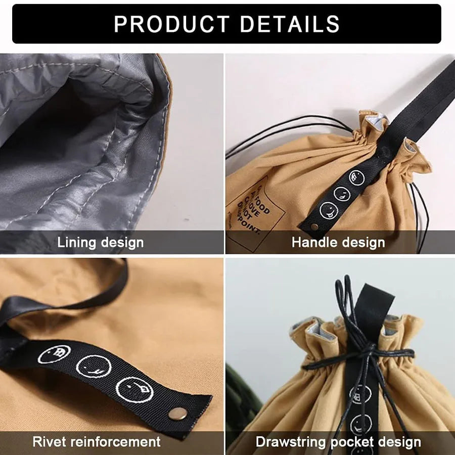 The OG Bento Canvas Insulated Lunch Bag