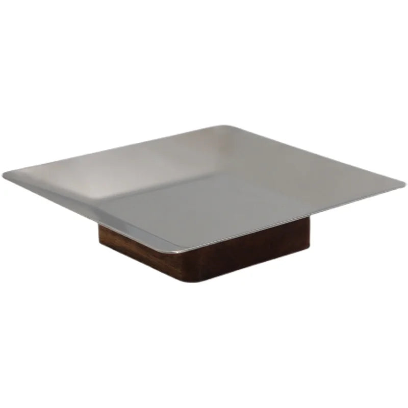 Epeius Nordic Style  Metal Acacia WoodTray