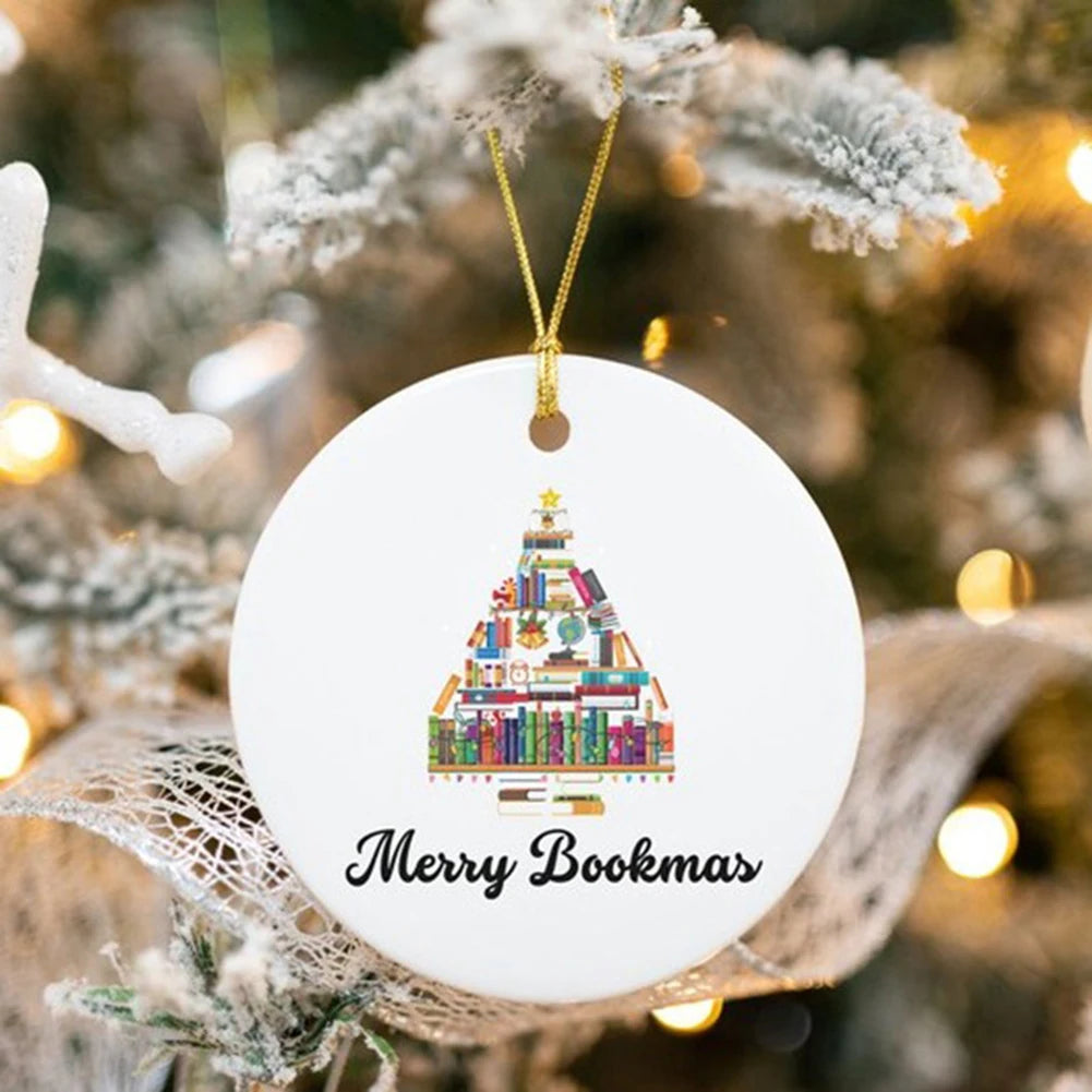 Acrylic Books Christmas Tree Decoration
